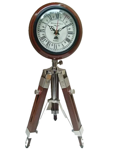 Antique wooden tripod stand - wooden,